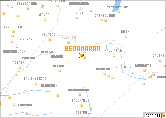 map of Benamārān