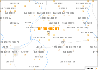 map of Ben Amarat