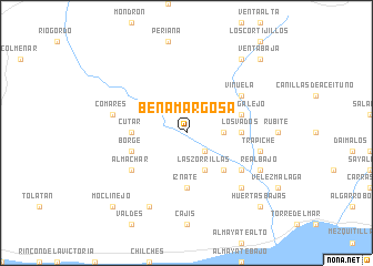map of Benamargosa