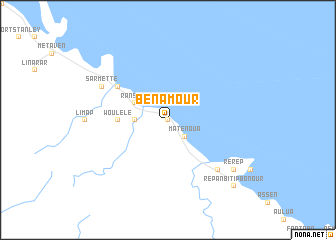 map of Bénamour