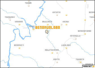 map of Bena-Mualaba