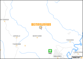 map of Bena-Muamba