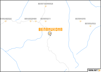 map of Bena-Mukoma