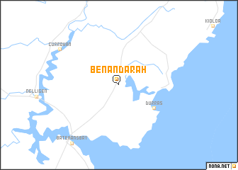 map of Benandarah