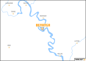 map of Benanga