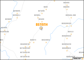 map of Benanh