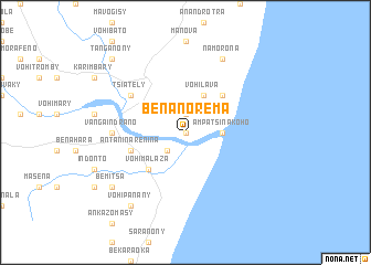 map of Benanorema