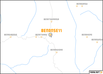map of Bena-Nseyi