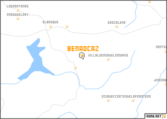 map of Benaocaz