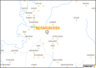 map of Benapiakrom