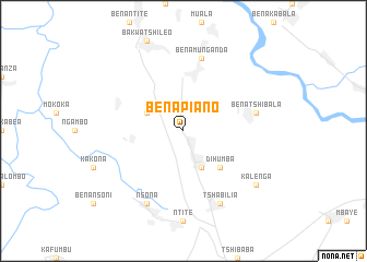 map of Bena-Piano