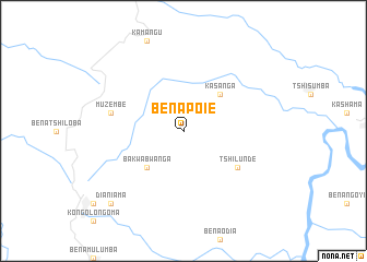 map of Bena-Poie