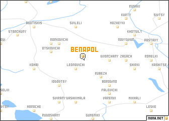 map of Benapolʼ