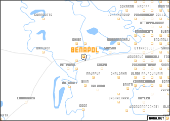 map of Benāpol