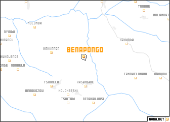 map of Bena-Pongo