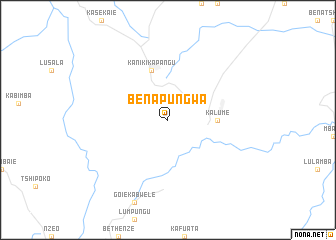 map of Bena-Pungwa