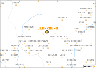 map of Benāravān