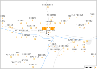 map of Benara