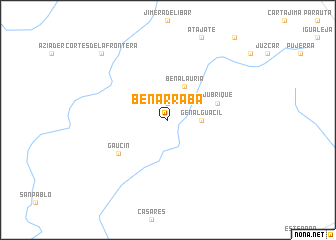 map of Benarrabá