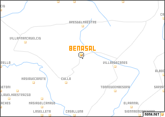 map of Benasal