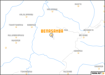 map of Bena-Samba