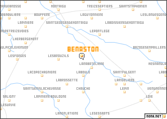 map of Benaston