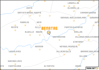 map of Benatae