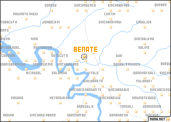 map of Benate