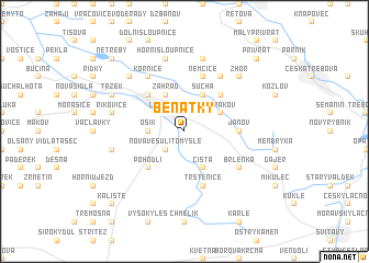 map of Benátky