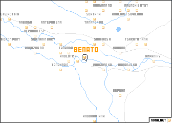 map of Benato