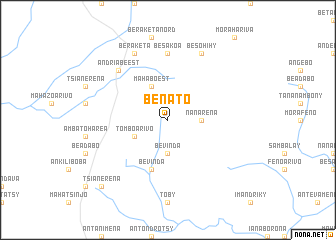 map of Benato