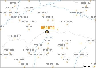 map of Benato