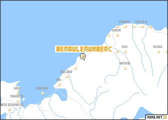 map of Benaule Number 2