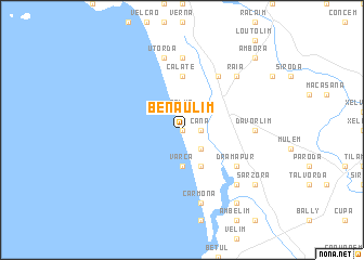 map of Benaulim