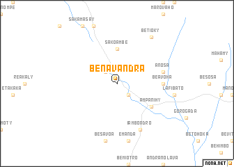 map of Benavandra