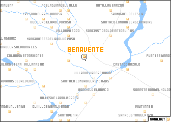 map of Benavente