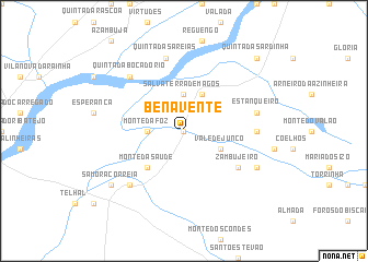 map of Benavente