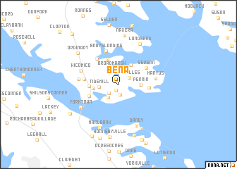 map of Bena