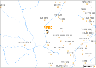 map of Bena