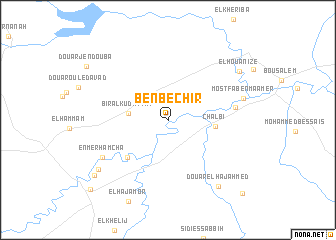 map of Ben Bechir