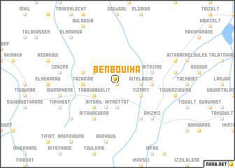 map of Ben Bouiha