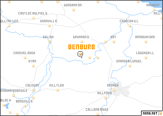 map of Benburb
