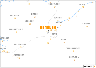 map of Benbush