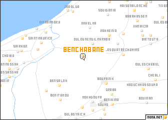 map of Ben Chabane