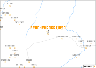 map of Benchema Nkatiaso