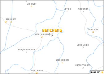 map of Bencheng