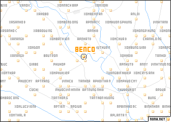 map of Bến Cỏ