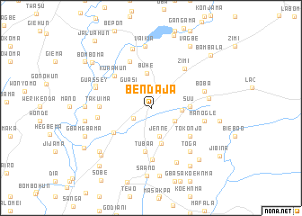 map of Bendaja