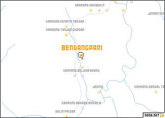 map of Bendang Pari