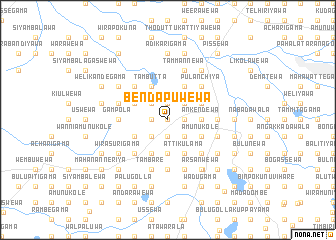 map of Bendapuwewa